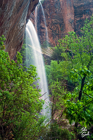 Zion - Lower Emerald Pool Waterfall II