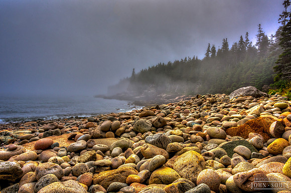 Beach at Otter Cliffs, Acadia