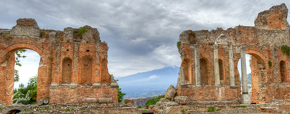 Greek Amphitheater (Mt. Etna), Taormina, Sicily