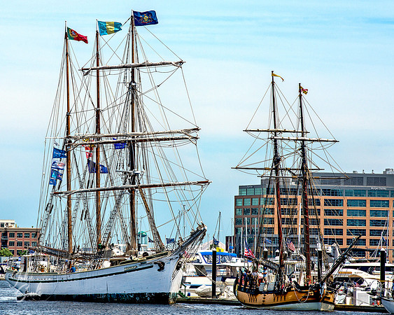 Tall Ships at Baltimore Inner Harbor