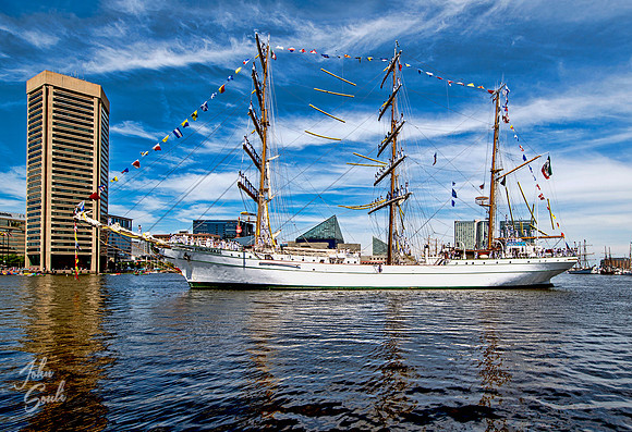 Tall Ships at Baltimore Inner Harbor