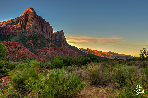 Zion - Sunrise at the Watchman