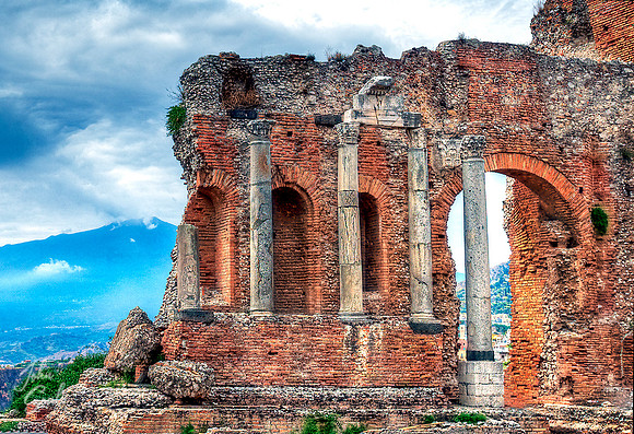 Greek Amphitheater (Mt. Etna), Taormina, Sicily