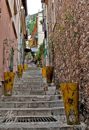Streets of Taormina, Sicily